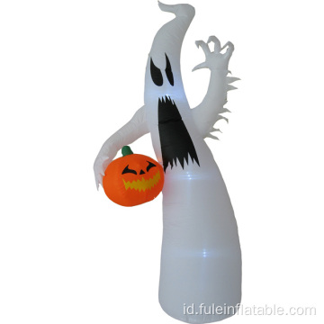 Labu Hantu tiup Halloween untuk dekorasi